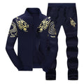 Mens tracksuit Set 2019 sportswear Exercise hoodies Suit Autumn Winter Men Sweatshirt Jogger Pants Set Sudaderas Hombre