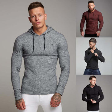 Men's Hoodie 2018 Fashion Men's Sweatshirt Street Clothing Casual Hoodie Jogger Quality Bodybuilding Clothing Free Shipping