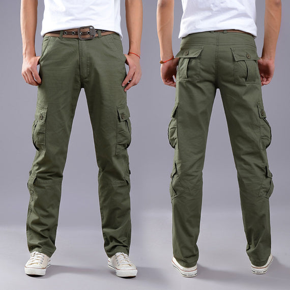 2019 Brand Mens Military Cargo Pants Multi-pockets Baggy Men Pants Casual Trousers Overalls Army Pants Cargo Pants high quality