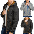 2019 Autumn Hoodie Male Cardigan New Long Sleeve Hoodies Men Zipper Sweatshirt Mens Hooded Plus Size Coat Jacket