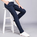 Men Casual Pants spring summer New Fashion 2019 multi color Slim long pants Straight  Male Pocket men's trousers